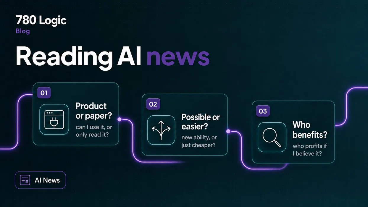 Cover for Reading AI news without the hype